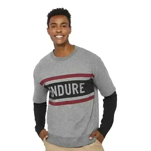 NEW! GEORGE mens fooler tee grey black burgundy medium, large‎ - Picture 7 of 7